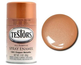 Testors Copper Enamel Spray Paint 1251 - MPM Hobbies