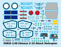 1/48 Trumpeter Chinese Z-10 Attack Helicopter - 05820