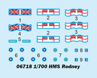 1/700 Trumpeter HMS Rodney - 06718