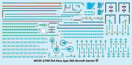 1/700 Trumpeter PLA Navy Type 002 Aircraft Carrier - 06725