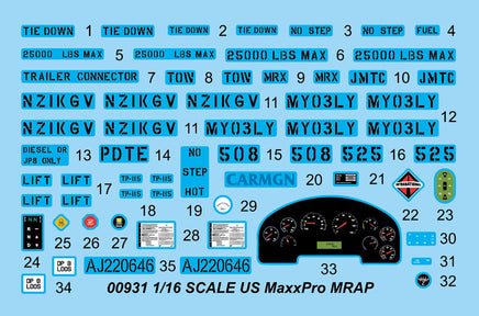 1/16 Trumpeter US MaxxPro MRAP - 00931