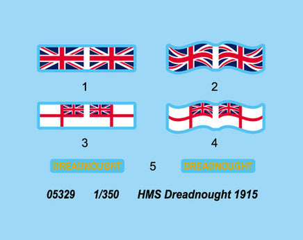 1/350 Trumpeter HMS Dreadnought 1915 - 05329