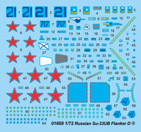 1/72 Trumpeter Russian Su-33UB Flanker D - 01669