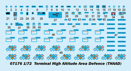1/72 Trumpeter Terminal High Altitude Area Defence (THAAD) - 07176