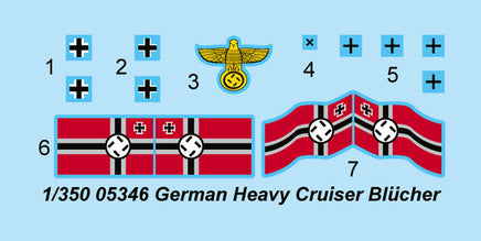 1/350 Trumpeter German Heavy Cruiser Blucher - 05346
