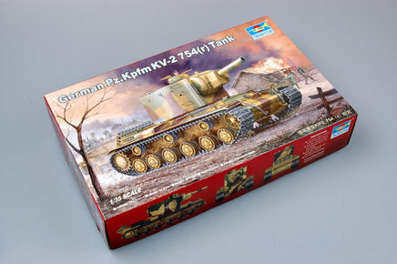 1/35 Trumpeter German Pz.Kpfm KV-2 754 (r) Tank - 367