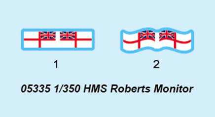 1/350 Trumpeter HMS Roberts Monitor - 05335 - MPM Hobbies