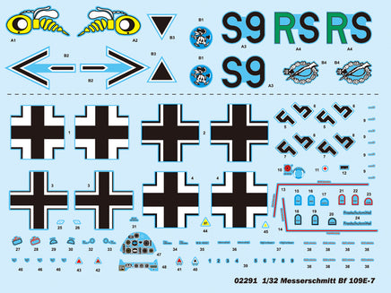 1/32 Trumpeter Messerschmitt Bf 109E-7 - 02291