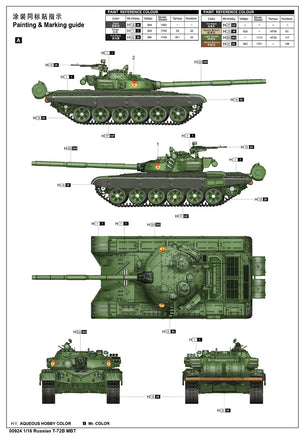 1/16 Trumpeter Russian T-72B MBT - 00924