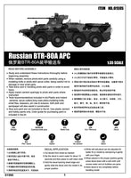 1/35 Trumpeter Russian BTR-80A APC - 1595