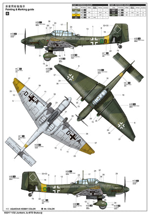 1/32 Trumpeter Junkers Ju-87D Stuka - 03217