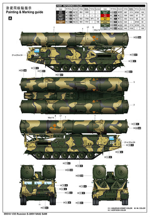 1/35 Trumpeter Russian S-300V 9A82 SAM - 09518