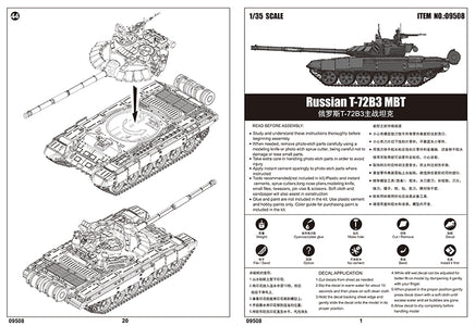 1/35 Trumpeter Russian T-72B3 MBT - 09508