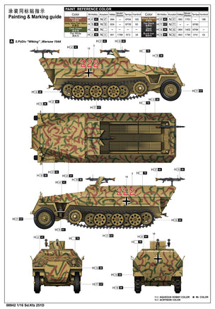 1/16 Trumpeter Sd.Kfz 251 D - 00942