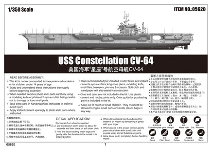 1/350 Trumpeter USS Constellation CV-64 - 05620