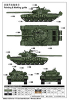 1/35 Trumpeter Soviet T-72 Ural with Kontakt-1 Reactive Armor - 09602