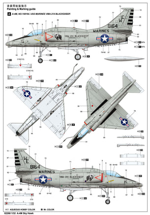 1/32 Trumpeter A-4M Skyhawk - 02268