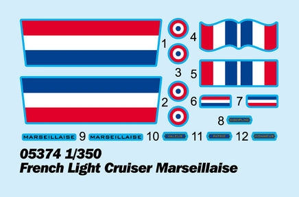 1/350 Trumpeter French Light Cruiser Marseillaise - 05374