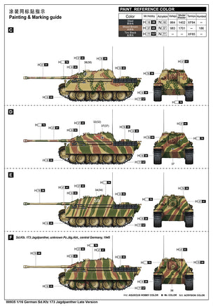 1/16 Trumpeter German Sd.Kfz 173 Jagdpanther Late Version - 00935