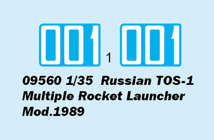 1/35 Trumpeter Russian TOS-1 Multiple Rocket Launcher Mod. 1989 - 09560