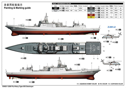 1/200 Trumpeter PLA Navy Type 055 Destroyer - 03620