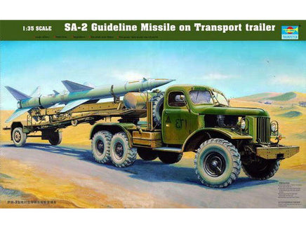 1/35 Trumpeter SA-2 Guideline Missile On Transport Trailer - 204