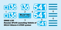 1/35 Trumpeter Russian 9P149 Launching Vehicle of 9K114 Shturm-S ATGM - 09605