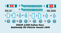 1/350 Trumpeter Italian Navy Battleship RN Vittorio Veneto 1940 - 05320 - MPM Hobbies