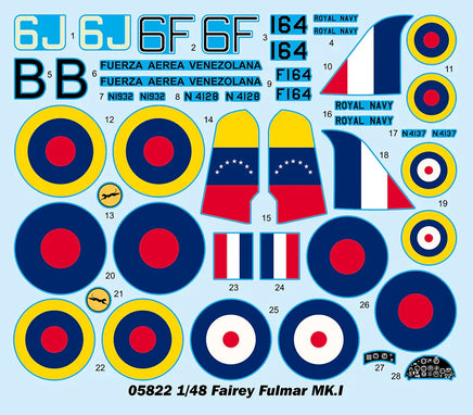 1/48 Trumpeter Fairey Fulmar Mk.I - 05822