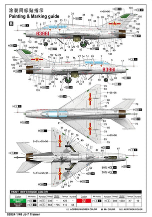 1/48 Trumpeter JJ-7 Trainer - 02824 - MPM Hobbies