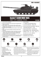 1/35 Trumpeter Soviet T-64BV Mod 1985 - 05522