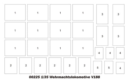 1/35 Trumpeter Wehrmachtslokomotive V188 - 225