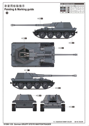 1/35 Trumpeter German Krupp Steyr Waffentrager - 1598
