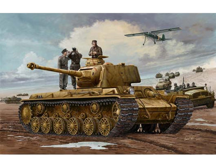 1/35 Trumpeter German Pz.Kpfm KV-1 756(R) Tank - 366