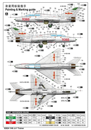 1/48 Trumpeter JJ-7 Trainer - 02824 - MPM Hobbies