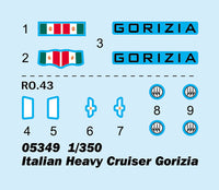 1/350 Trumpeter Italian Heavy Cruiser Gorizia - 05349