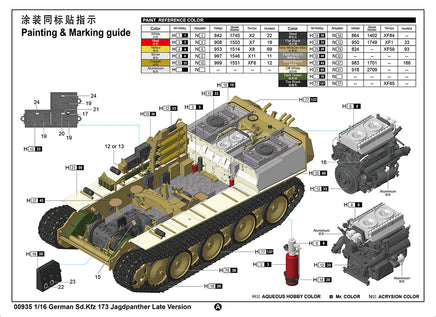 1/16 Trumpeter German Sd.Kfz 173 Jagdpanther Late Version - 00935