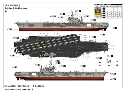 1/350 Trumpeter USS Kitty Hawk CV-63 - 05619