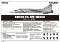1/72 Trumpeter Russian MiG-31M Foxhound - 01681