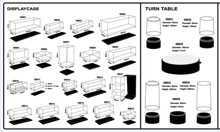 Trumpeter Show Case 210 x 100 x 80mm - 09848