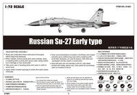 1/72 Trumpeter Russian Su-27 Early Type Fighter - 01661