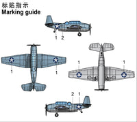 1/350 Trumpeter TBF Avenger (Pre-Painted) - 06408