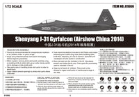 1/72 Trumpeter Shenyang J-31 Gyrfalcon (Airshow China 2014) - 01666