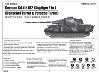 1/16 Trumpeter German King Tiger 2 in 1 - 00910