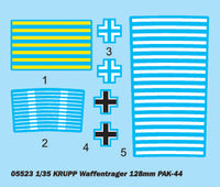 1/35 Trumpeter 12.8cm PAK 44 Waffentrager Krupp 1 - 05523