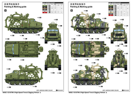 1/35 Trumpeter BTM-3 High-Speed Trench Digging Vehicle - 09502