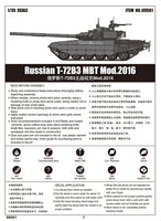 1/35 Trumpeter Russian T-72B3 MBT Mod.2016 - 09561