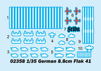 1/35 Trumpeter German 8.8cm Flak 41 - 2358