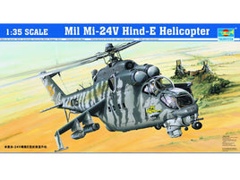 1/35 Trumpeter Mil Mi-24V Hind-E Helicopter - 05103