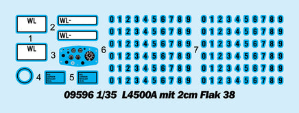 1/35 Trumpeter L4500A Mit 2cm Flak 38 - 09596